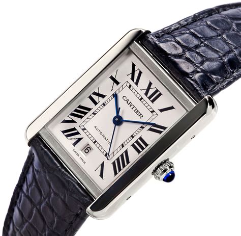 cartier tank watch men's.